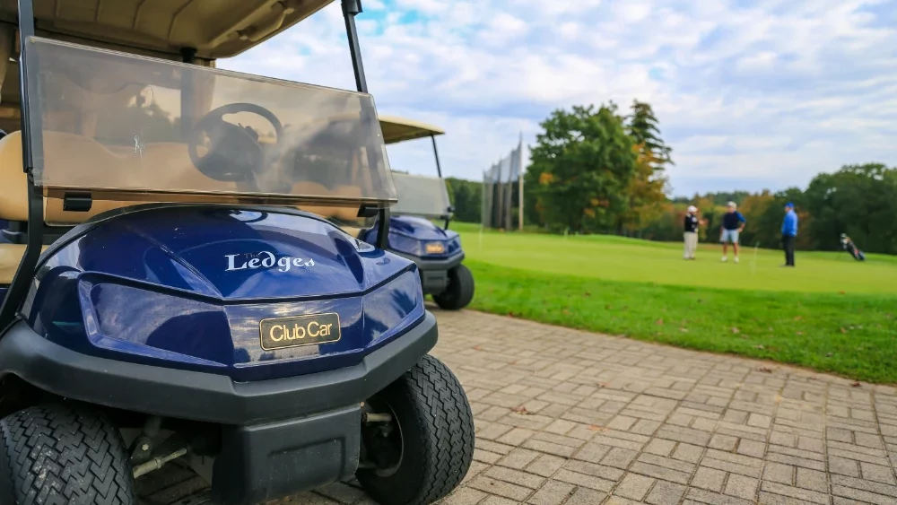 The ledges golf course golf carts